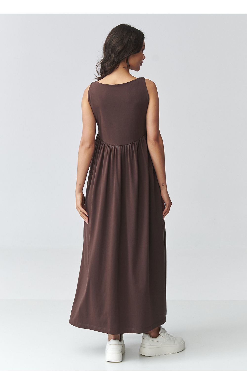  Sukienka Model M932 Dark Chocolate - Makadamia 