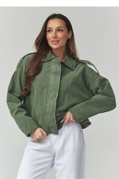   Kurtka Damska Model C48 Khaki - Makadamia 