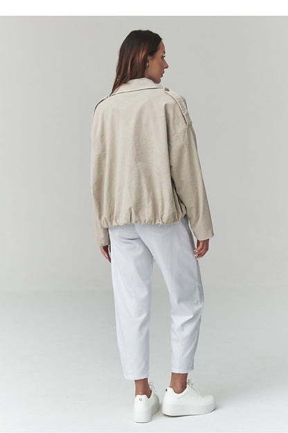   Kurtka Damska Model C48 Light Beige - Makadamia 