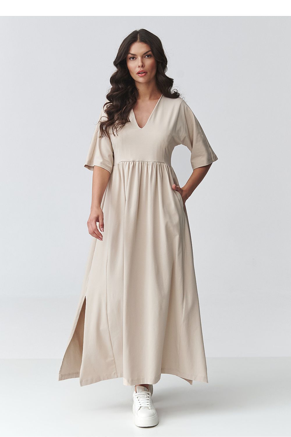  Sukienka Model M933 Light Beige - Makadamia 