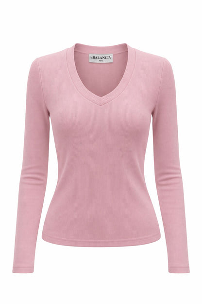   Bluzka Model Zuri 510512953 Dirty Pink - LaBalancia 