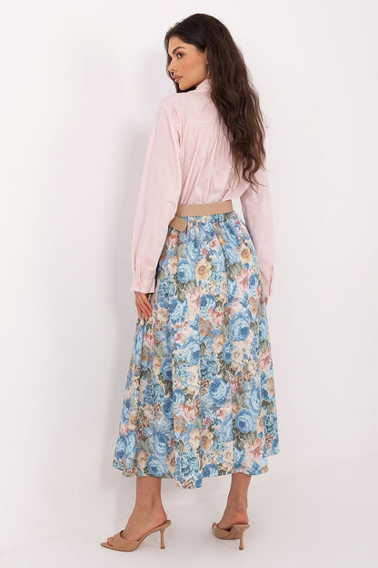  Spódnica Model IT-SD-FL9850-1.28 Light Blue - Rue Paris 
