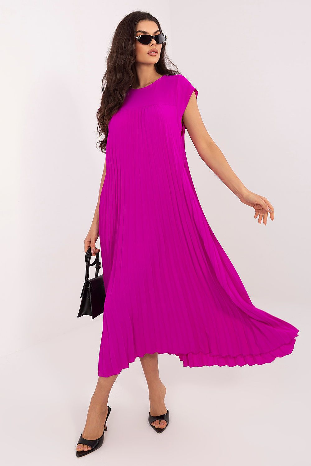  Sukienka Model IT-SK-19552.72 Dark Violet - Rue Paris 