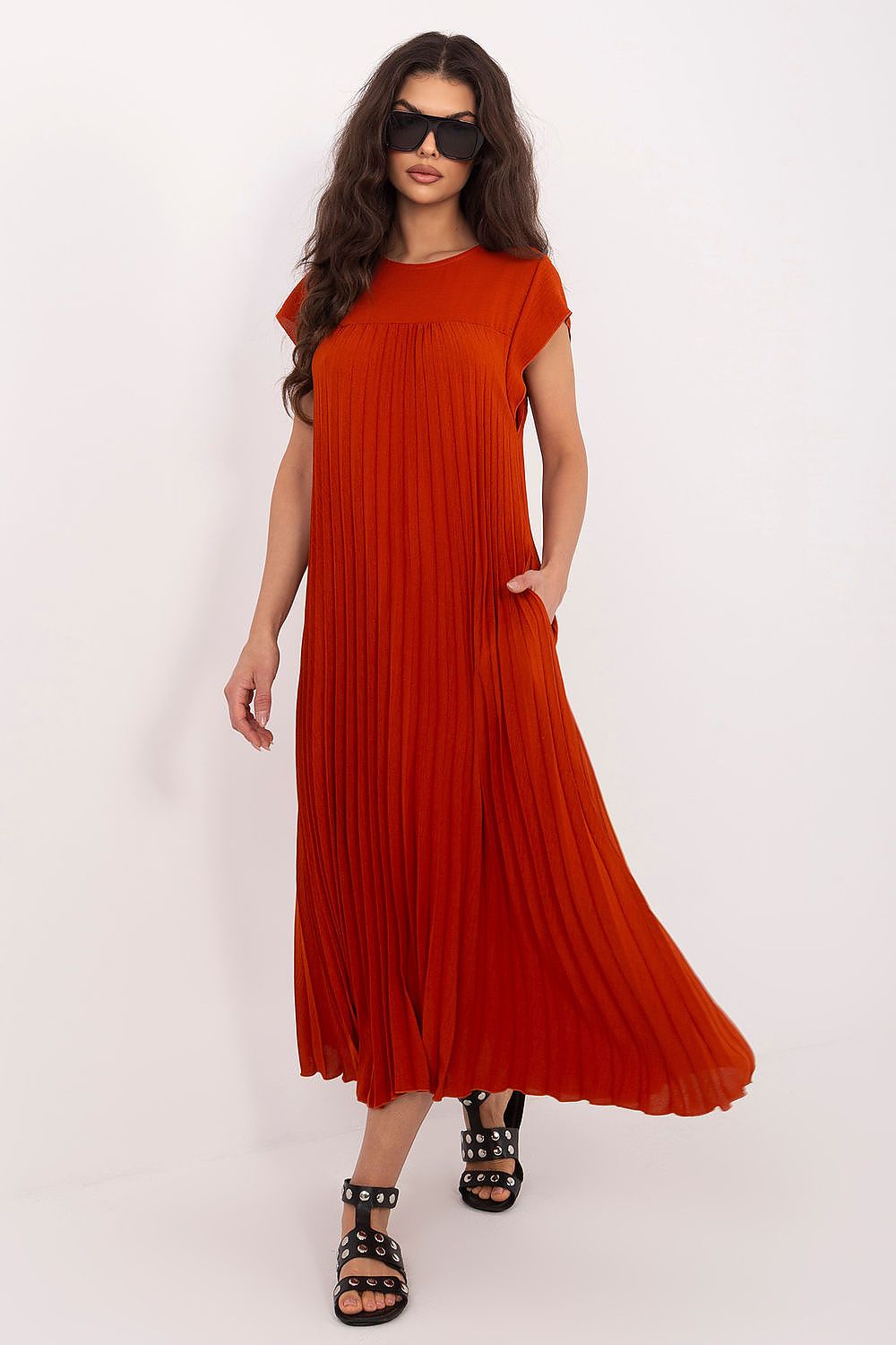  Sukienka Model IT-SK-19552.71 Dark Orange - Rue Paris 