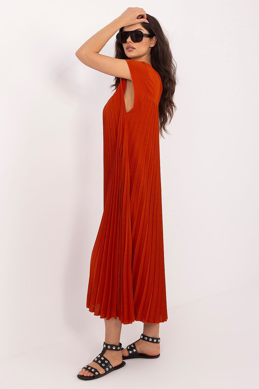  Sukienka Model IT-SK-19552.71 Dark Orange - Rue Paris 