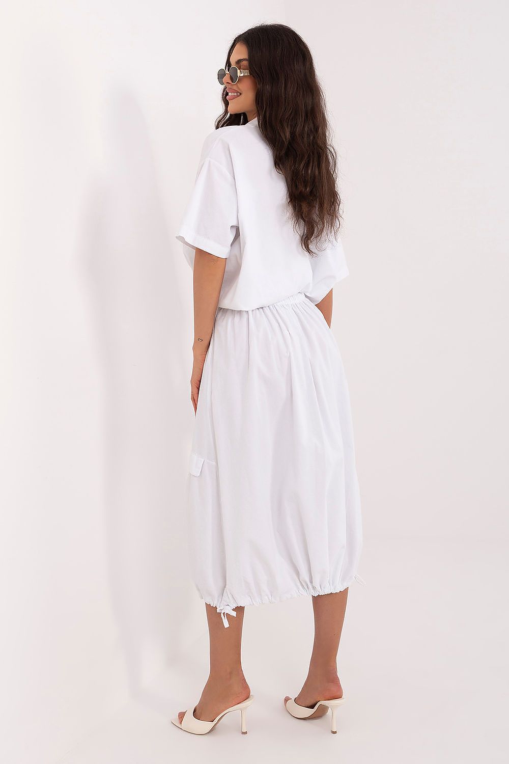  Spódnica Model IT-SD-FL10158.94 White - Rue Paris 
