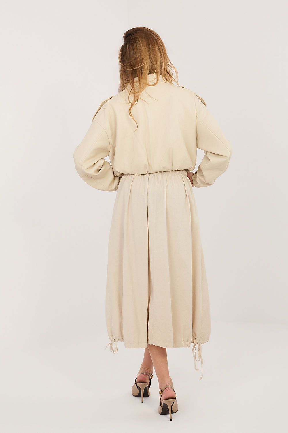  Spódnica Model IT-SD-FL10158.94 Beige - Rue Paris 