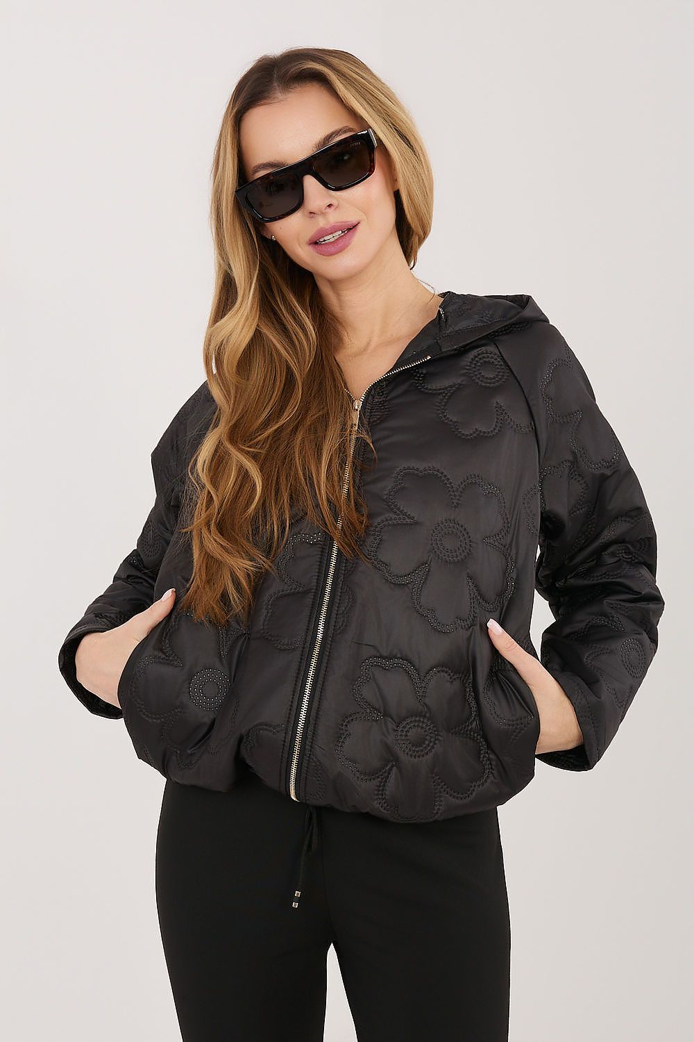   Kurtka Damska Model IT-KR-FL10126.86 Black - Rue Paris 