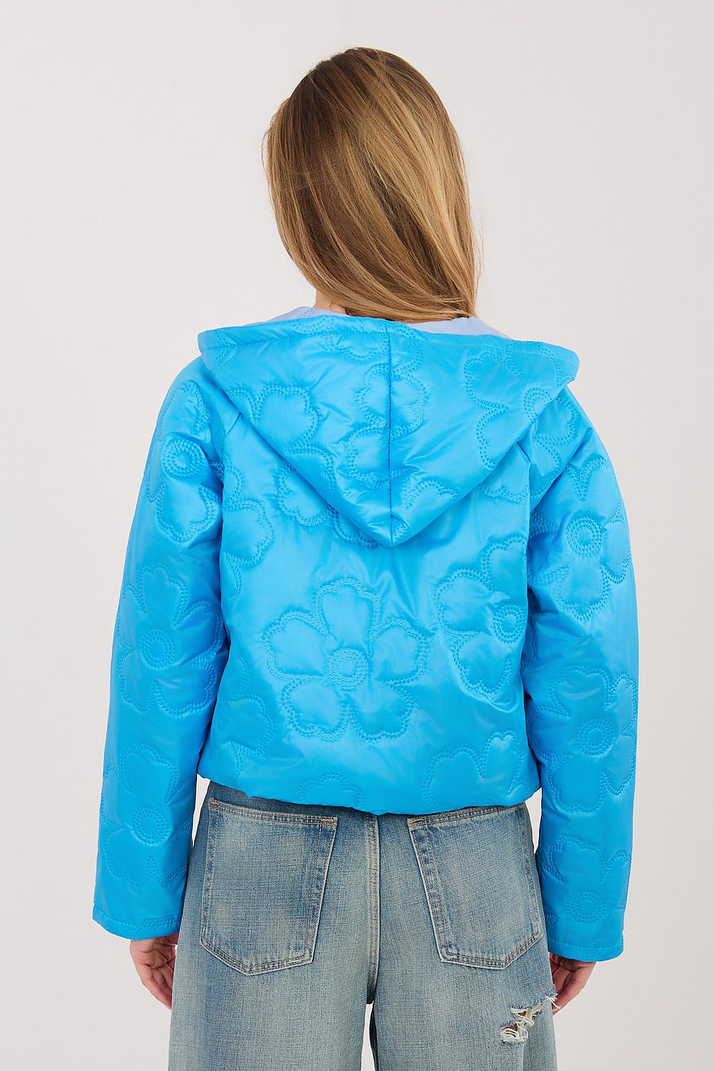   Kurtka Damska Model IT-KR-FL10126.86 Blue - Rue Paris 