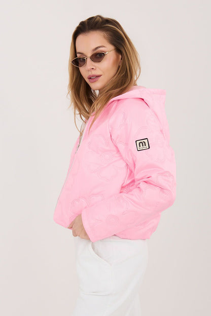   Kurtka Damska Model IT-KR-FL10126.86 Pink - Rue Paris 