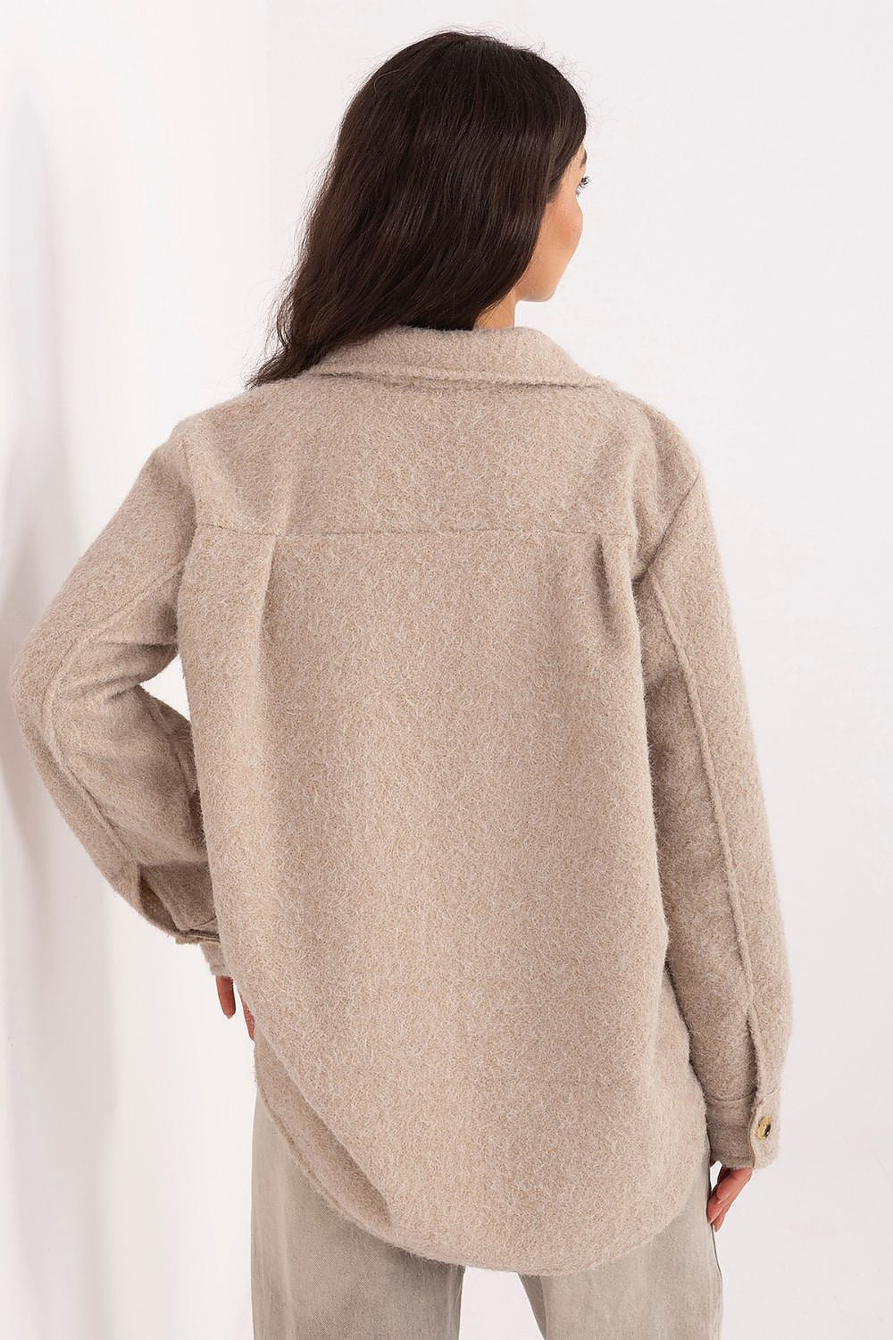   Kurtka Damska Model IT-KR-22292.01 Beige - Rue Paris 