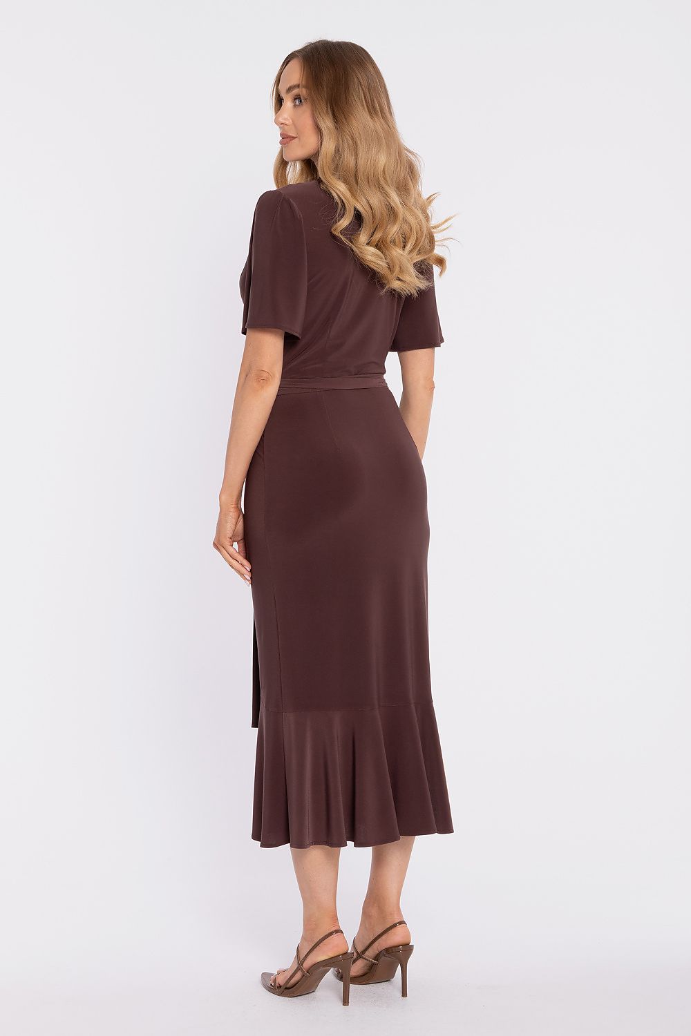  Sukienka Model MOE912 Brown - Moe 