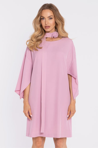   Sukienka Model MOE908 Powder Pink - Moe 