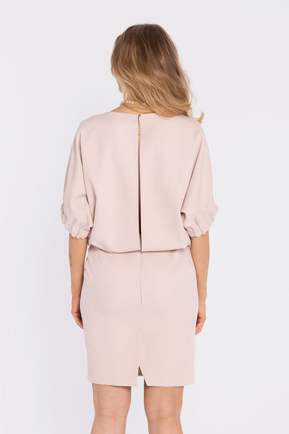  Sukienka Model MOE904 Light Beige - Moe 