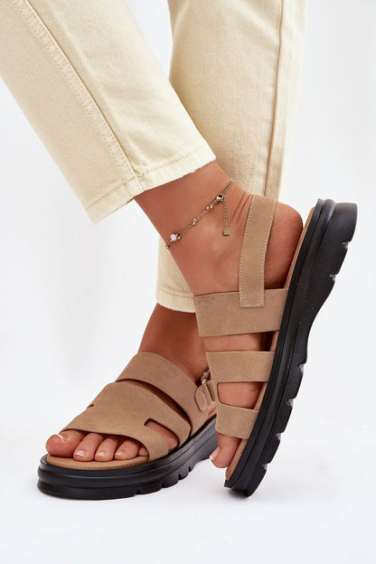  Sandały Model Big Star TT274482 Beige - Step in style 