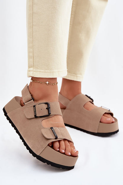  Sandały Model Big Star TT274235 Beige - Step in style 