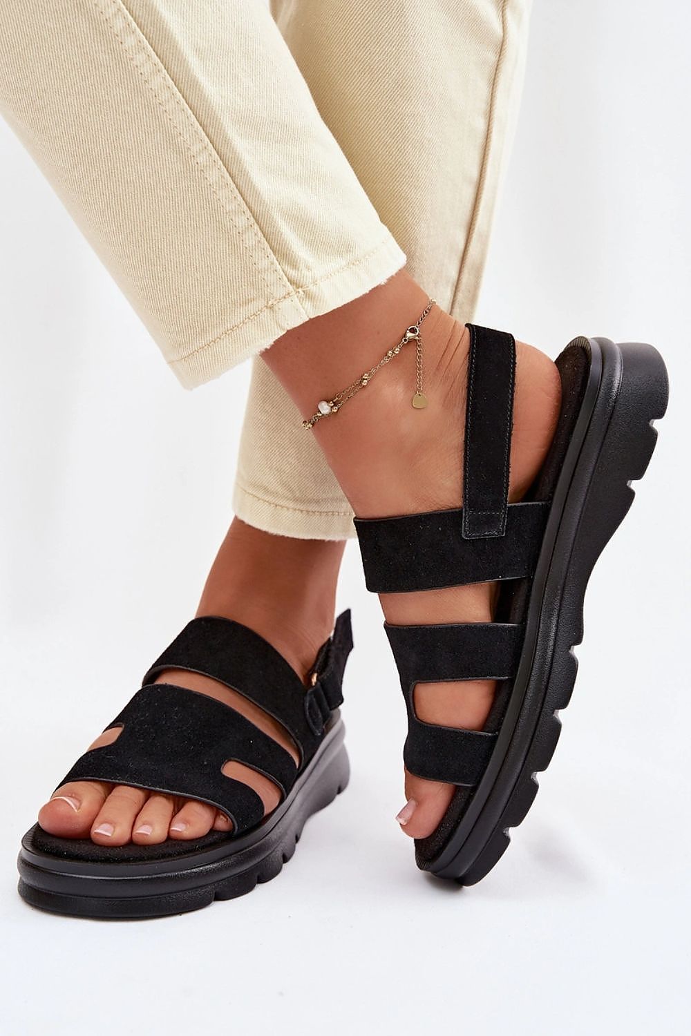  Sandały Model Big Star TT274484 Black - Step in style 