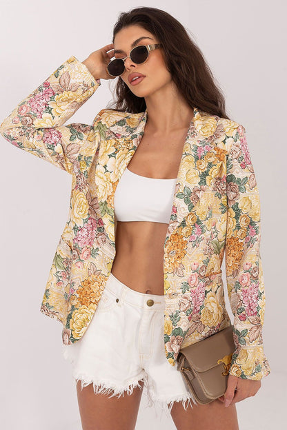   Marynarka Model IT-MA-FL9928.15 Yellow - Italy Moda 