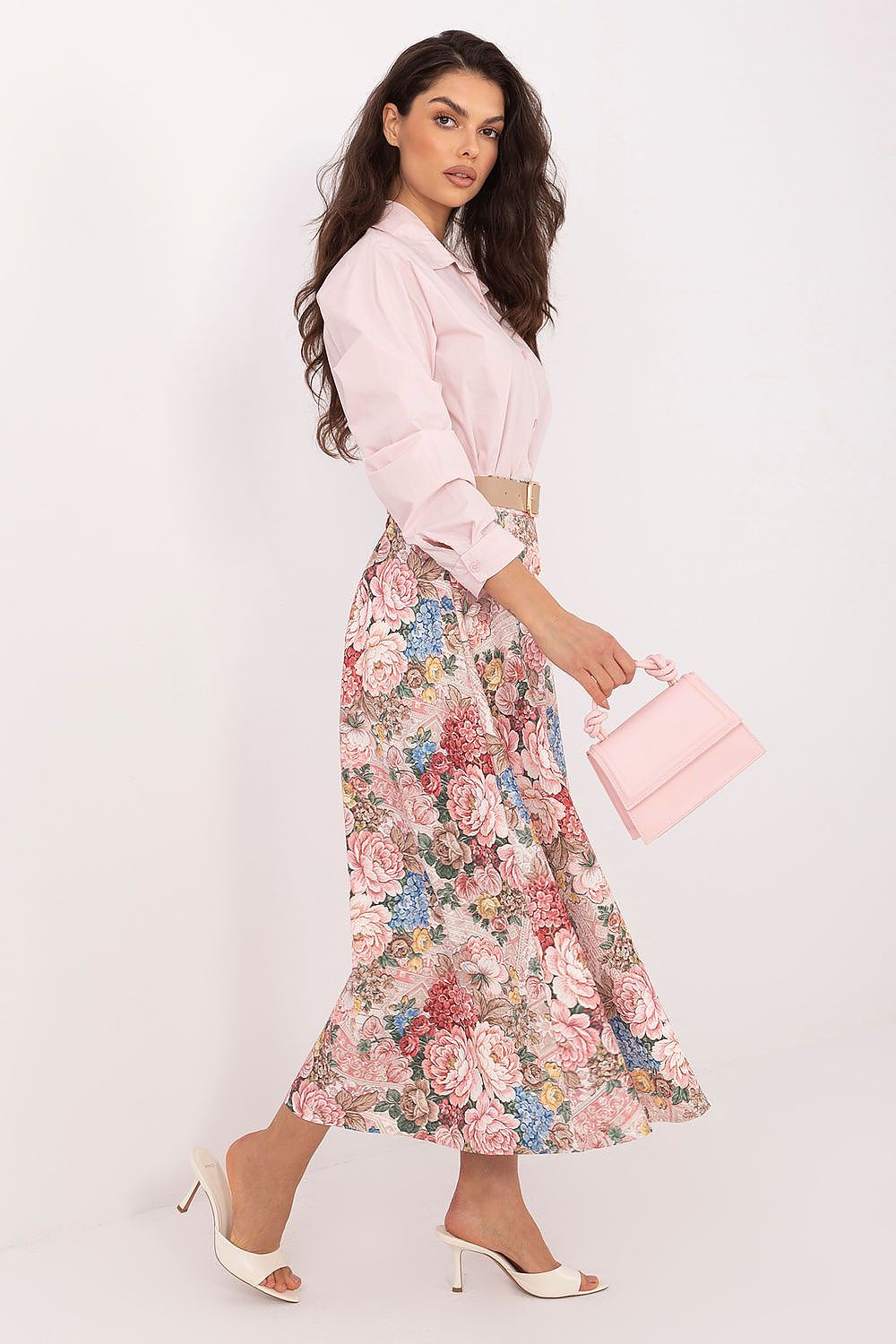  Spódnica Model IT-SD-FL9850-2.17 Pink - Italy Moda 