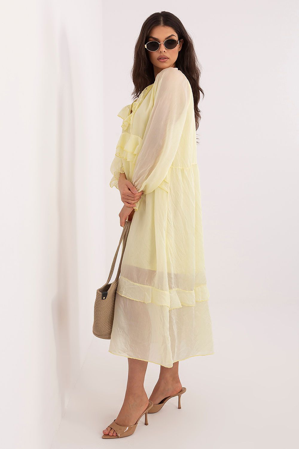  Sukienka Model IT-SK-51600.19 Light Yellow - Italy Moda 