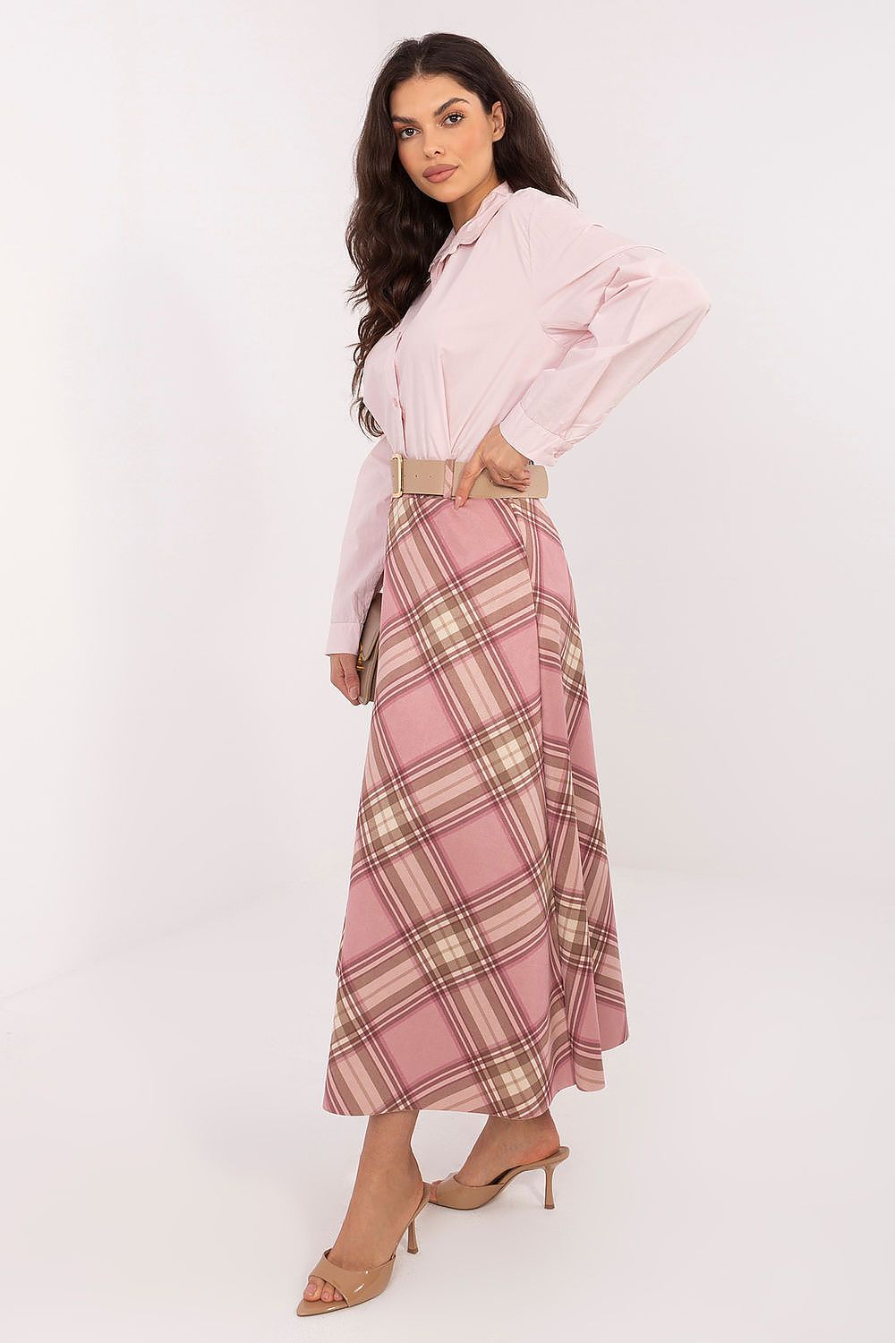  Spódnica Model IT-SD-23296.84 Pink - Italy Moda 