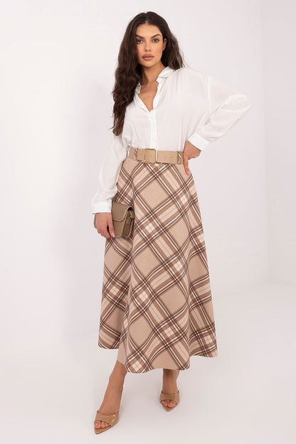  Spódnica Model IT-SD-23296.84 Beige - Italy Moda 
