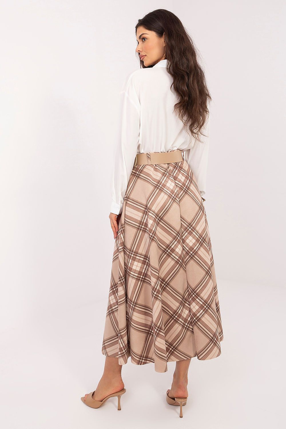  Spódnica Model IT-SD-23296.84 Beige - Italy Moda 