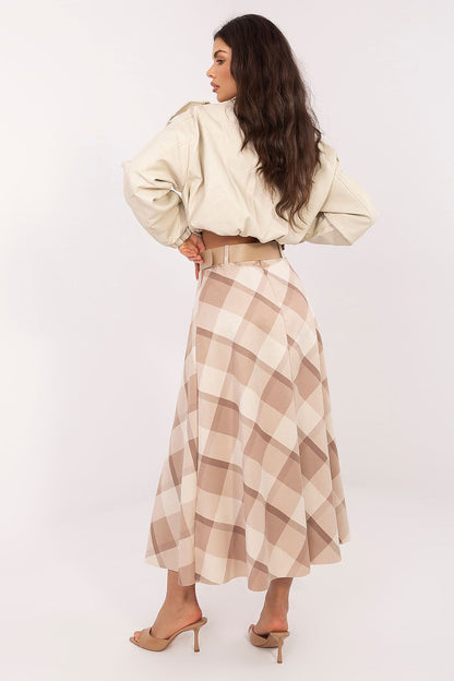  Spódnica Model IT-SD-23296-1.85 Beige - Italy Moda 