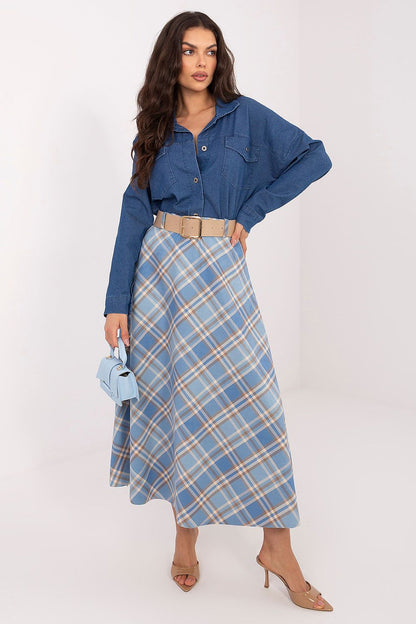  Spódnica Model IT-SD-23296-2.06 Blue - Italy Moda 