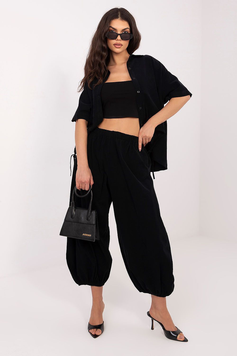   Koszula Damska Model IT-KS-FL10320.12 Black - Italy Moda 