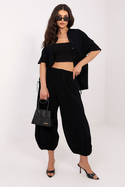  Koszula Damska Model IT-KS-FL10320.12 Black - Italy Moda 