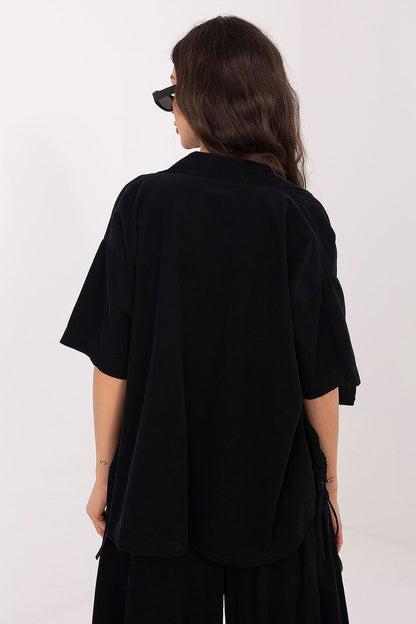  Koszula Damska Model IT-KS-FL10320.12 Black - Italy Moda 