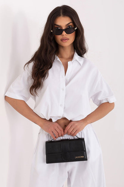  Koszula Damska Model IT-KS-FL10320.12 White - Italy Moda 