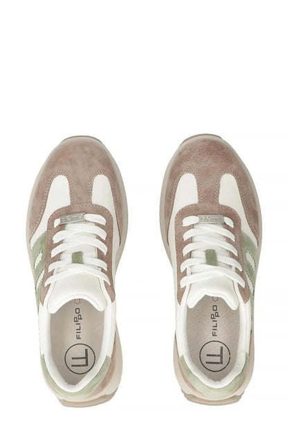 Buty Sportowe White/Beige - Solea — beżowa — Obuwie — EldoradoShop