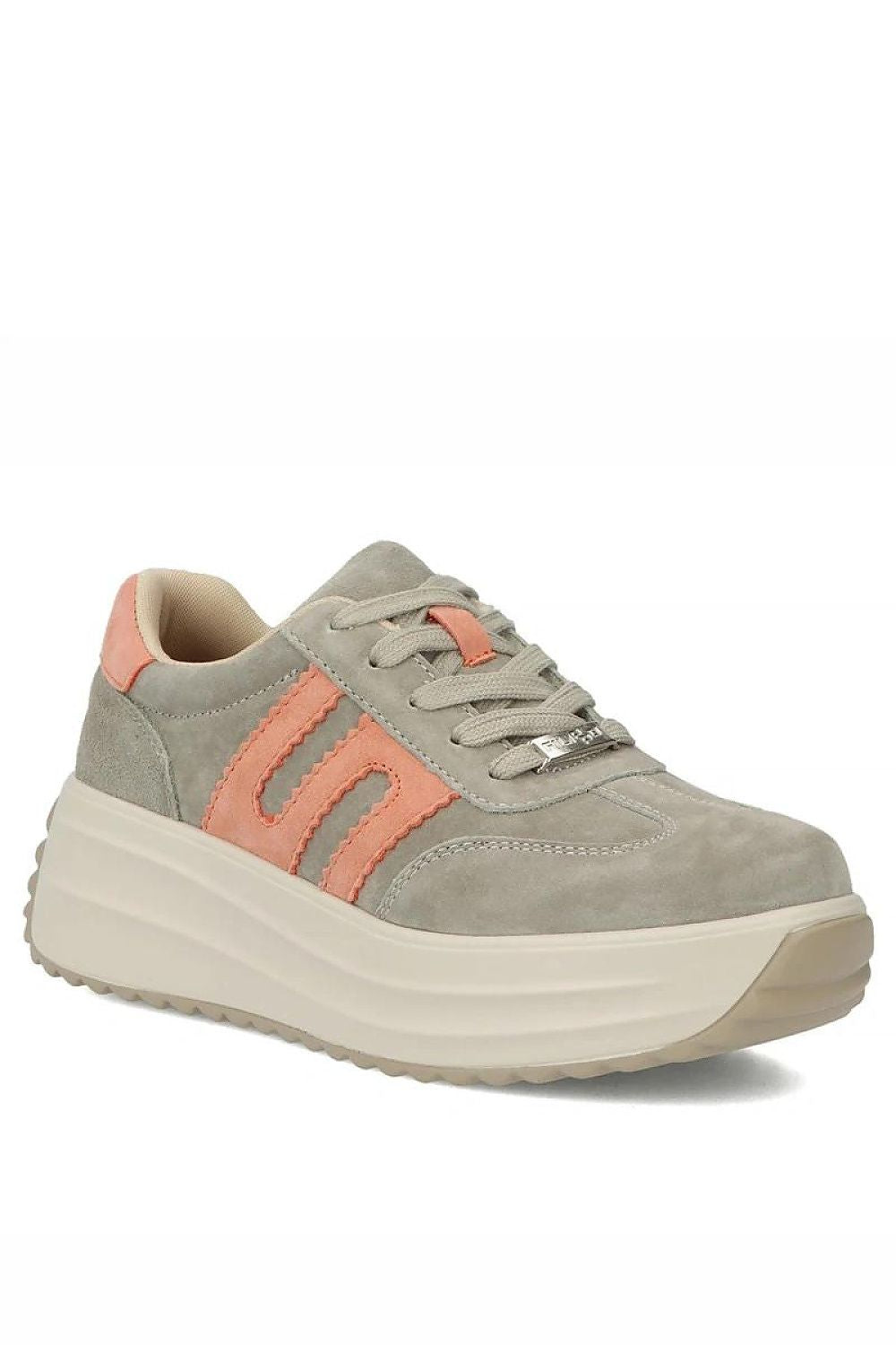 Buty Sportowe White/Beige - Solea — beżowa — Obuwie — EldoradoShop