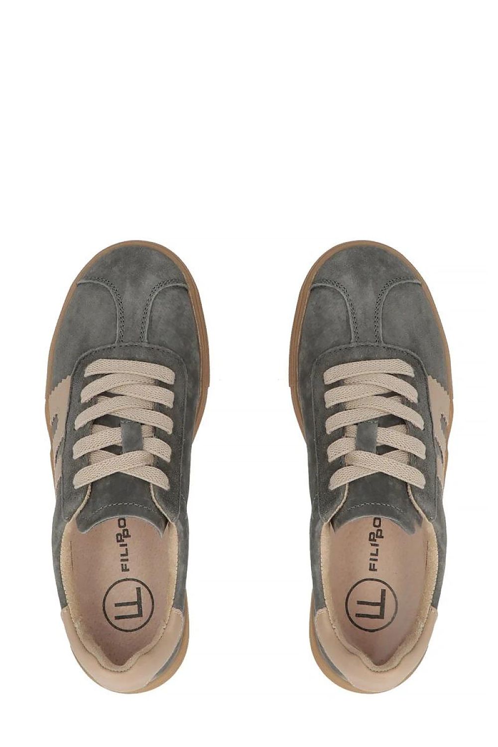   Buty Sportowe Model Filippo DP6798/26 GR BE Grey/Beige - Solea 
