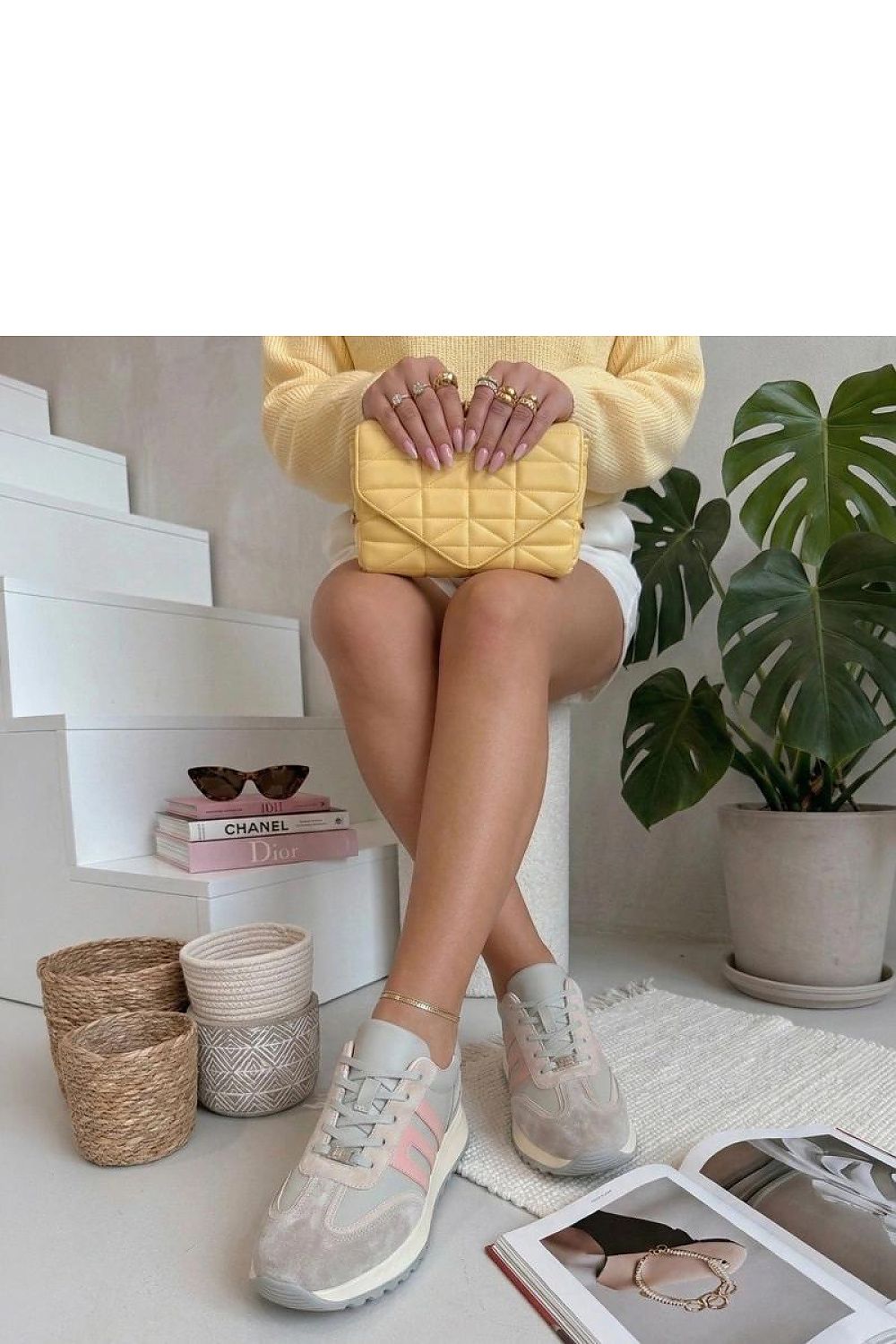   Buty Sportowe Model Filippo DP7733/26 GR BL Grey/Blue - Solea 