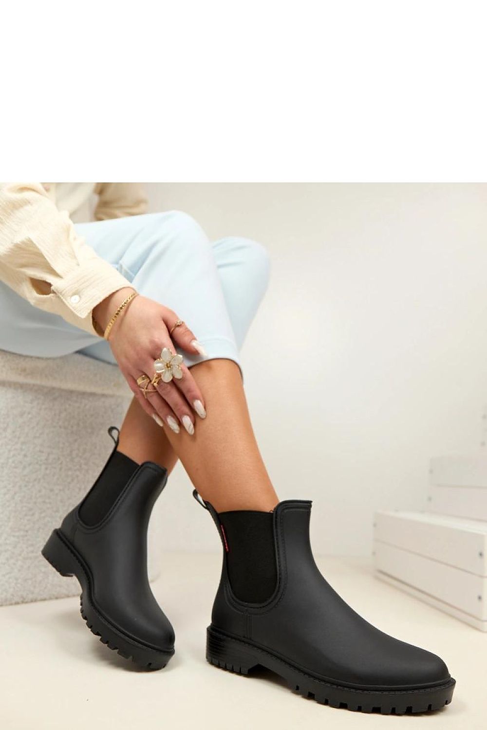   Kalosze Model Alba WH25 Black - Solea 