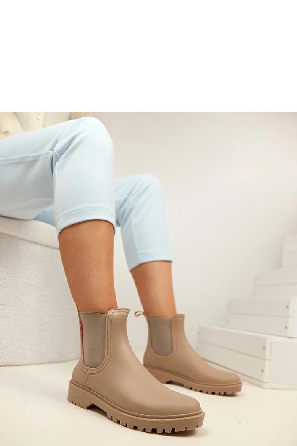   Kalosze Model Alba WH25-2 Dark Beige - Solea 