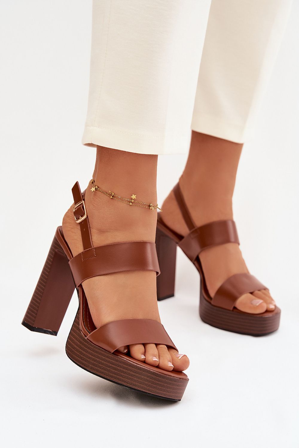  Sandały Model Hanelia P-1496 Camel - Step in style 