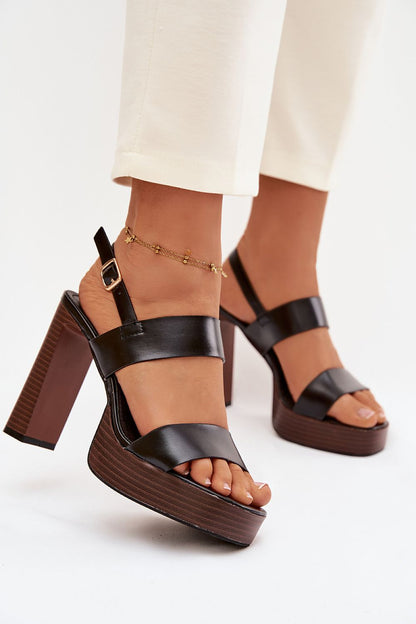  Sandały Model Hanelia P-1496 Black - Step in style 