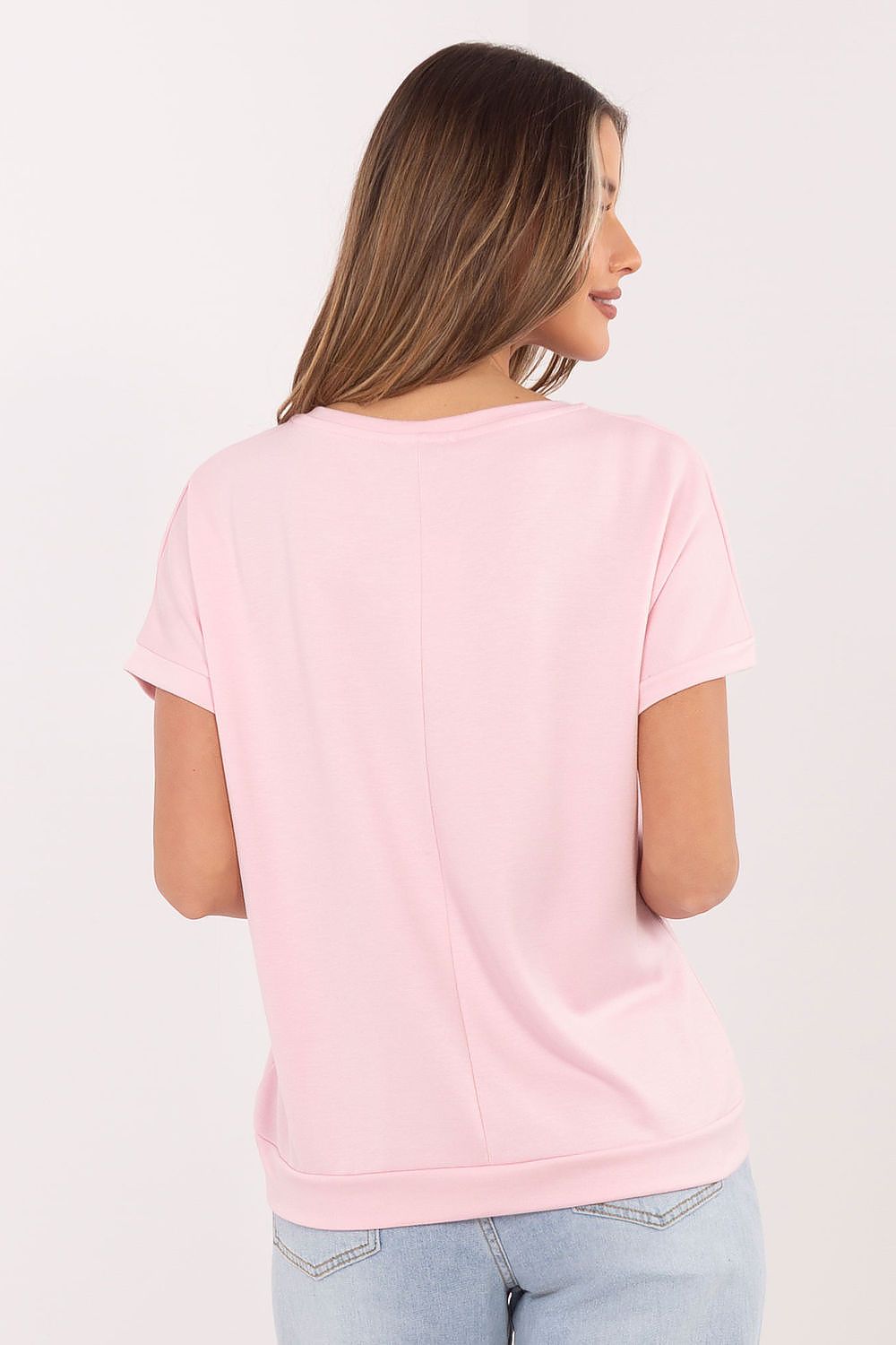   Bluzka Model RV-BZ-A1259.01P Light Pink - Relevance 