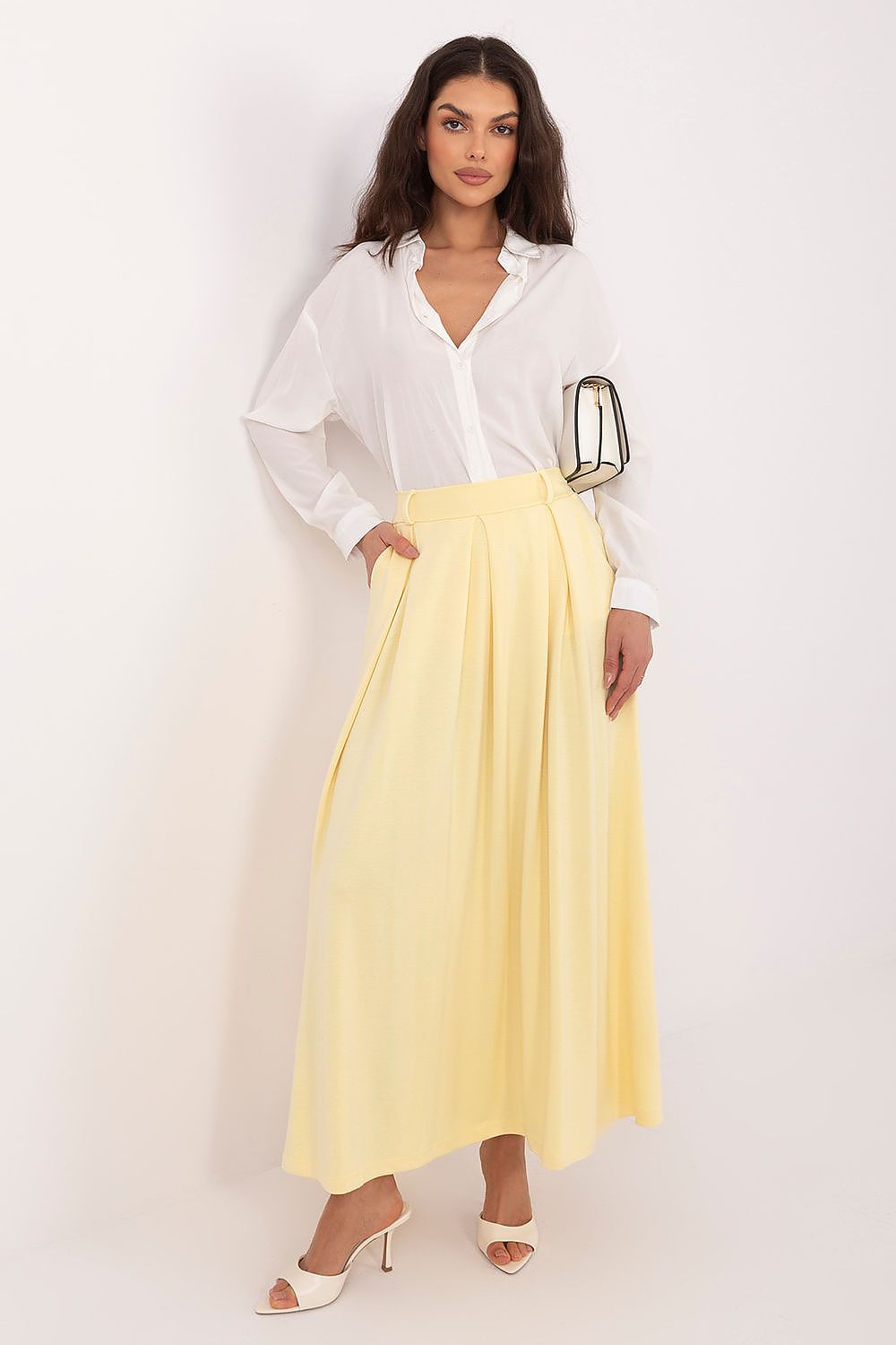  Spódnica Model RV-SD-A1240.22P Light Yellow - Relevance 