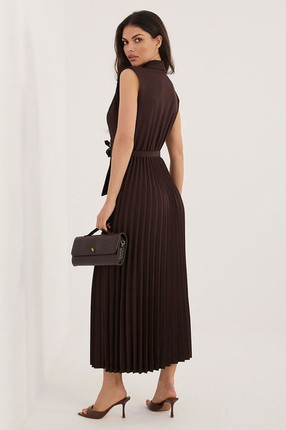  Sukienka Model IT-SK-21558.03 Dark Brown - Rue Paris 