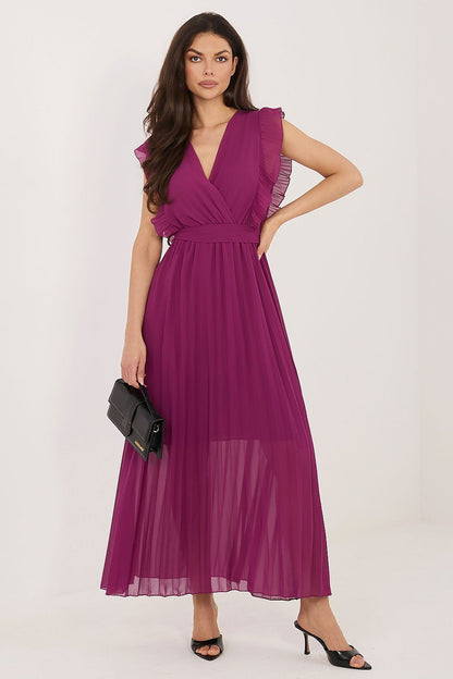  Sukienka Model IT-SK-13166.60 Dark Violet - Rue Paris 