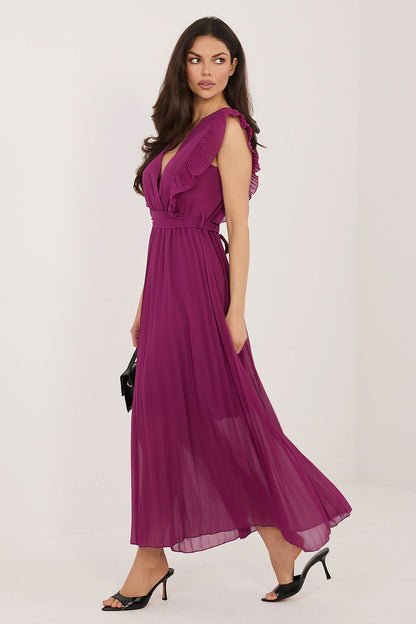 Sukienka Model IT-SK-13166.60 Dark Violet - Rue Paris 