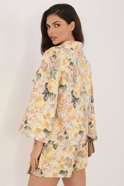   Marynarka Model IT-MA-FL10233.84 Yellow - Italy Moda 