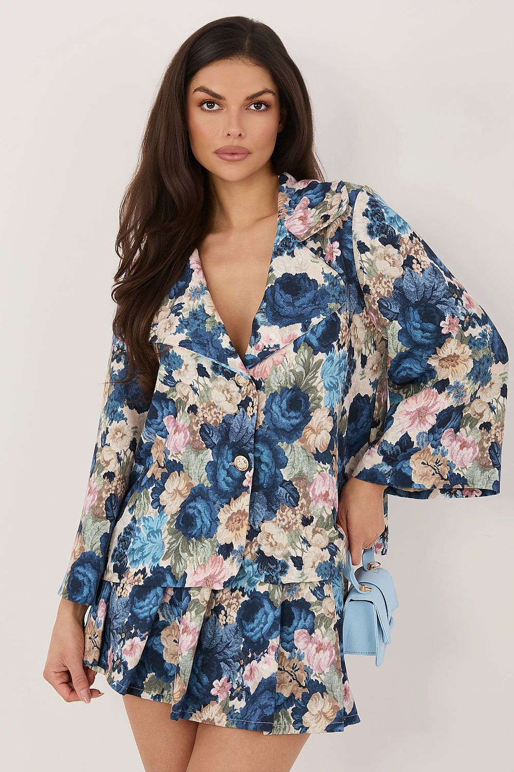   Marynarka Model IT-MA-FL10233.84 Dark Blue - Italy Moda 