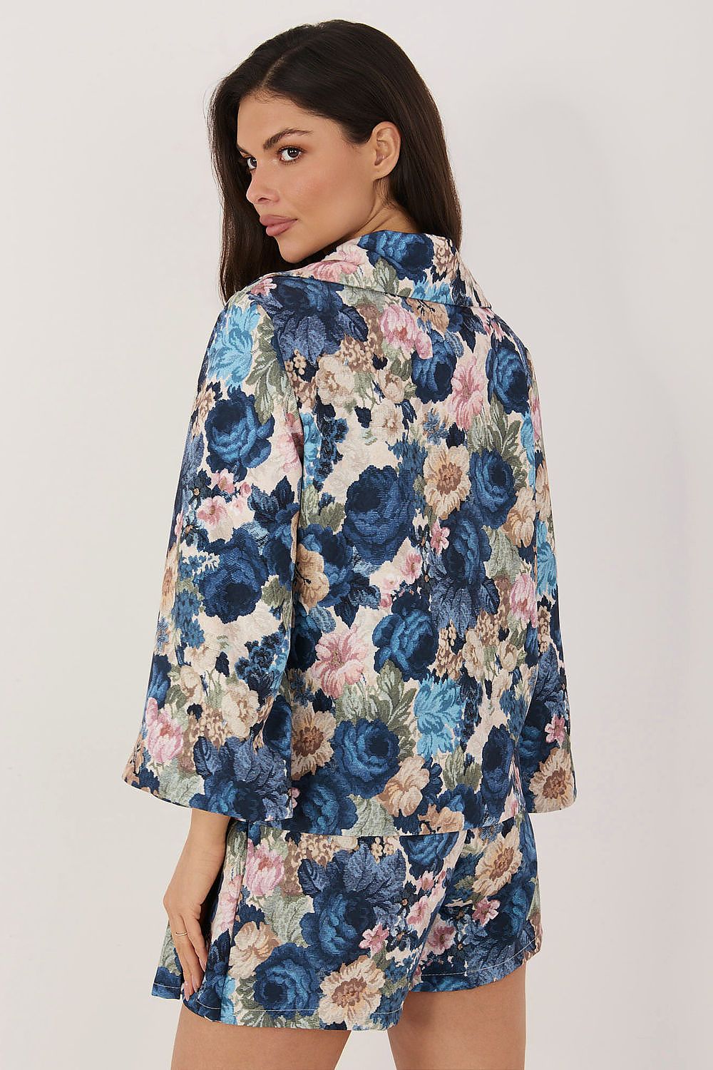   Marynarka Model IT-MA-FL10233.84 Dark Blue - Italy Moda 