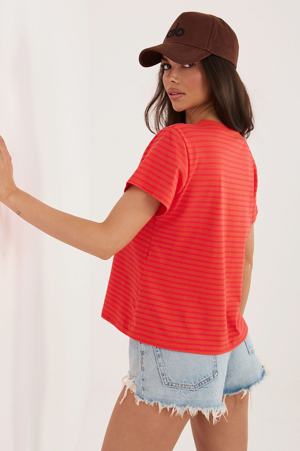   Tshirt Damski Model IT-TS-22397.89 Fluo Pink - Italy Moda 